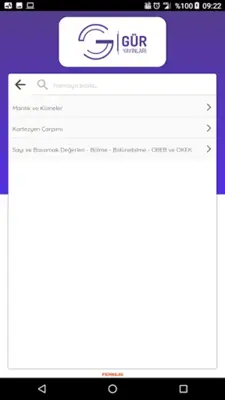 Gür Öğreten Çözüm Kalesi android App screenshot 2