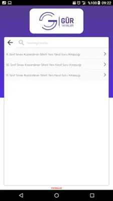 Gür Öğreten Çözüm Kalesi android App screenshot 3
